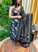 Black & Silver Floral Spaghetti-Strap Suit