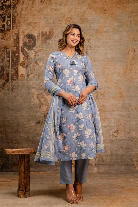 Printed Cotton Suit Sets