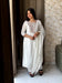 White Kurta Set with Mirror Embroidery