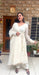 Classic Ivory White Anarkali Kurta Set