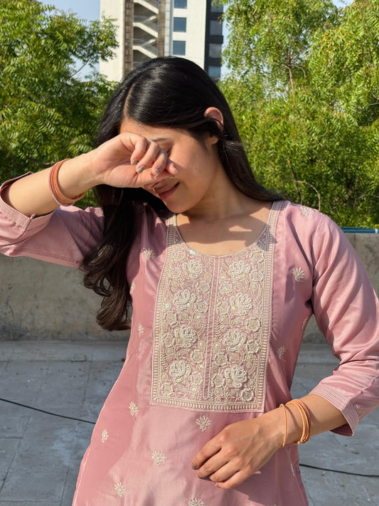 Silk PartyWear Suit