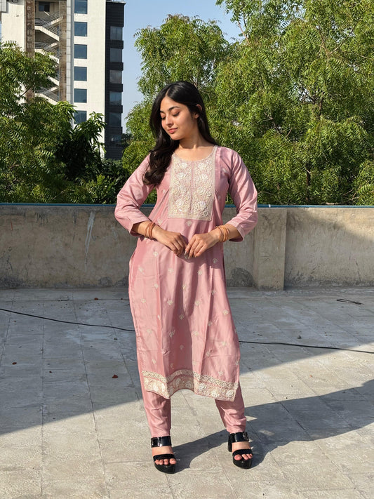 Silk PartyWear Suit