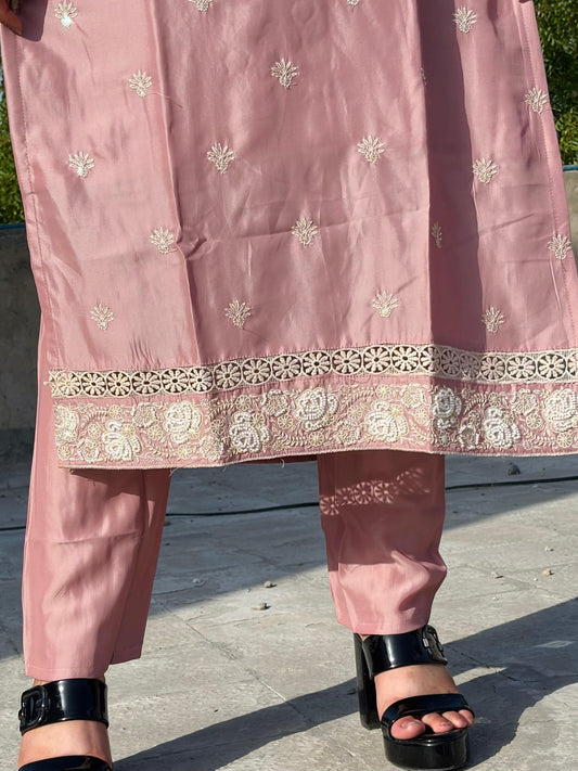 Silk PartyWear Suit