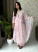 Soft Floral Embroidered Anarkali Set